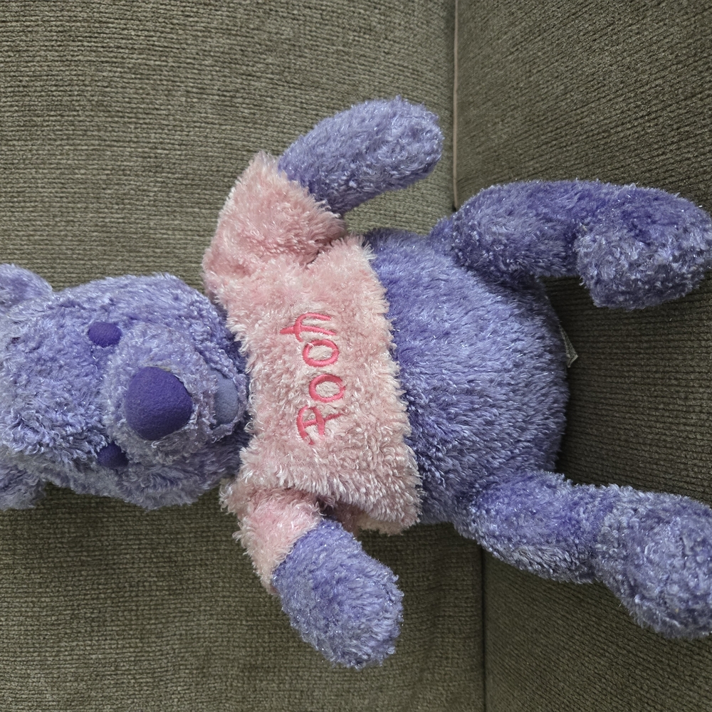 Disney Pooh Purple and Pink Plush Toy